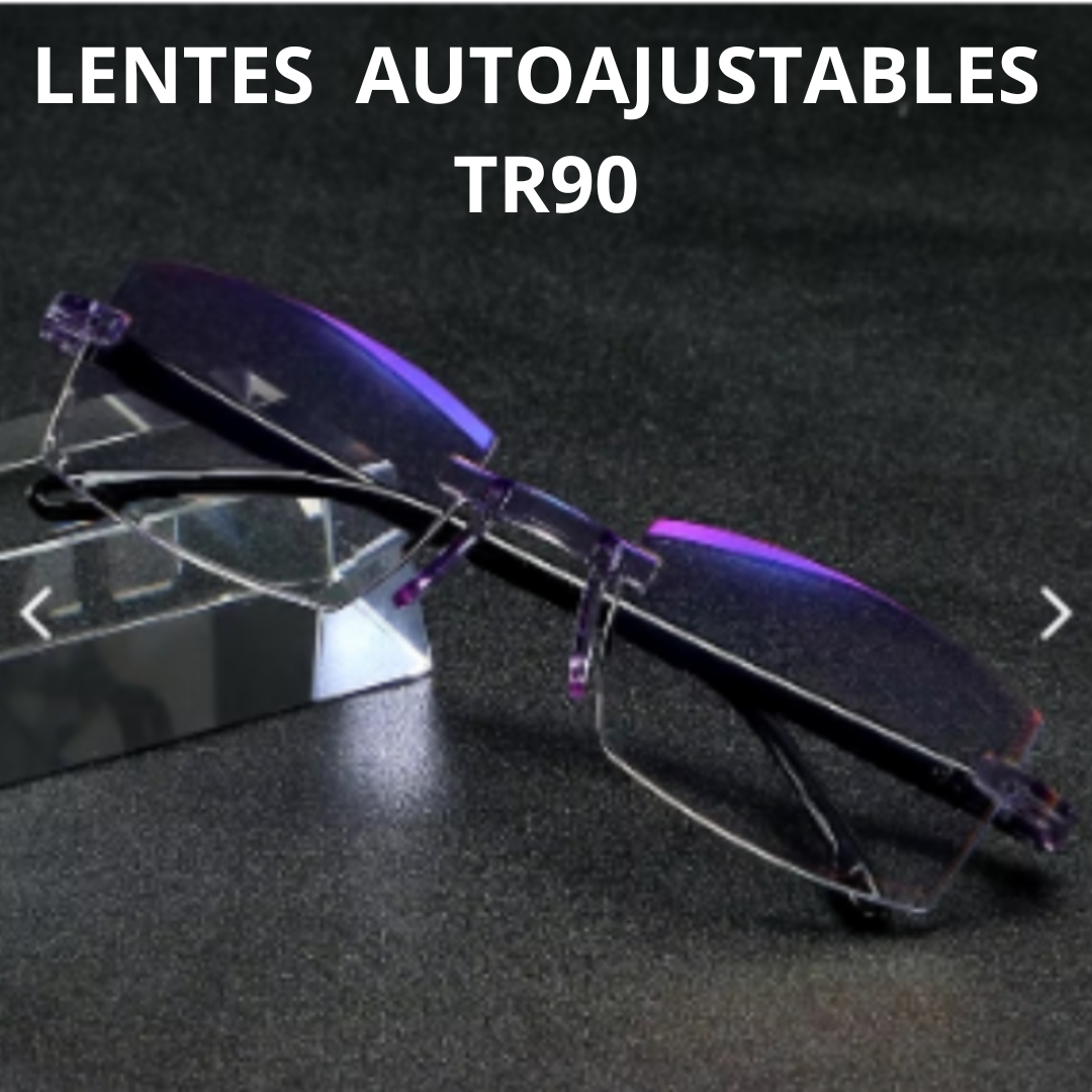 Lentes  autoajustables  TR90  Claridad visual  y comodidad todos los dias.